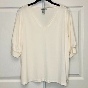 Women's Cream H&M Blouse